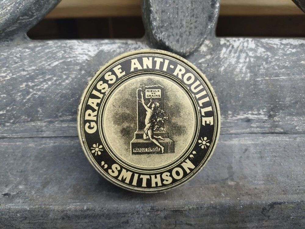 Ancienne Boite Publicitaire Graisse Anti Rouille Smithson 