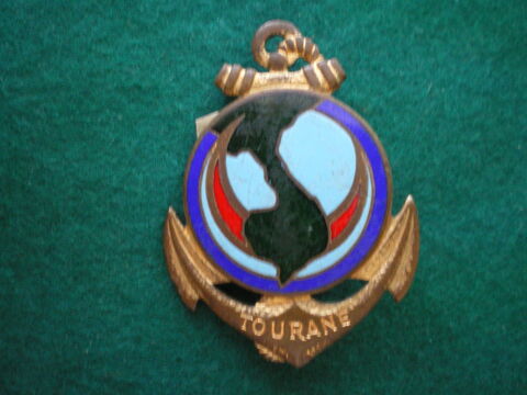 Insigne colonial - Compagnie de Garnison TOURANE. 36 Caen (14)