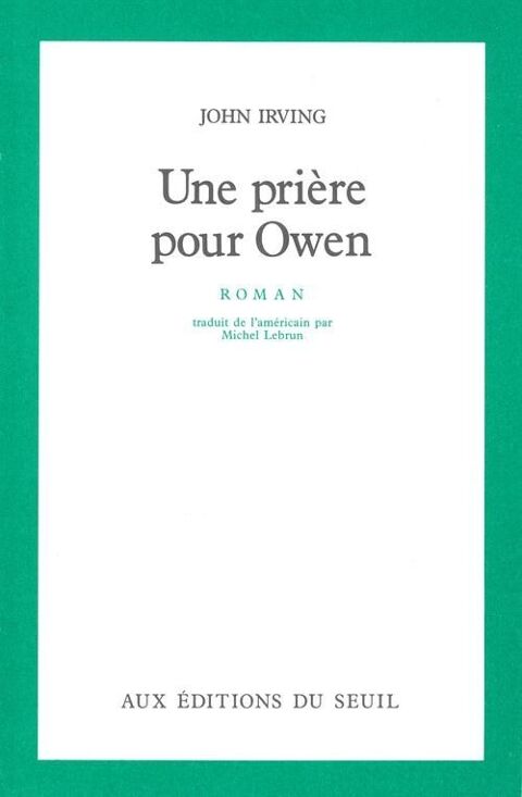 Une prière pour Owen - John Irving, 10 Rennes (35)