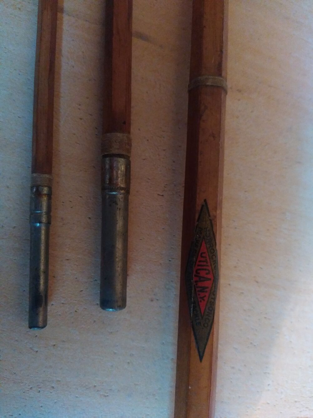 Canne a p&ecirc;che a la mouche en bambou refendu de collection 