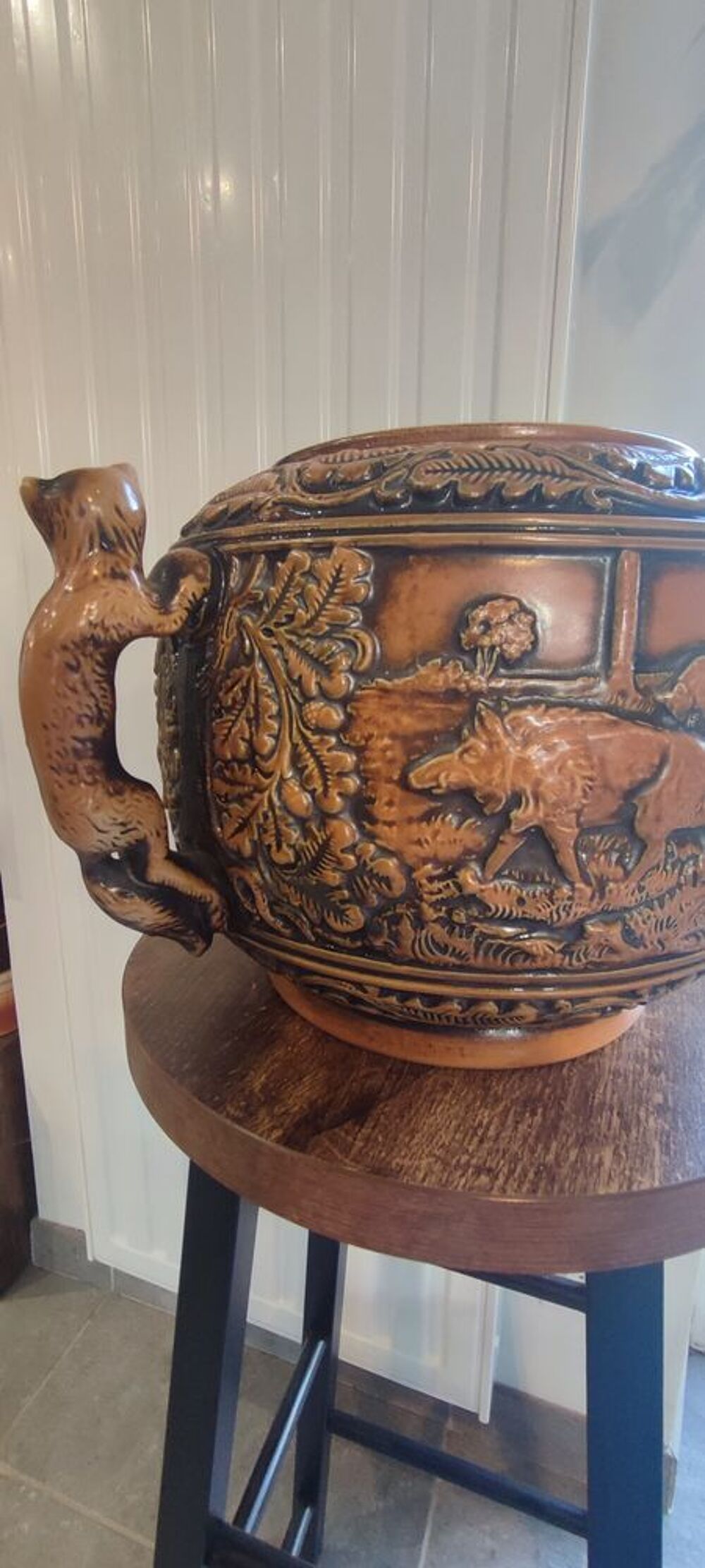 Gr&egrave;s ancien West Germ Original Gerzit Gerz Sc&egrave;ne de chasse 