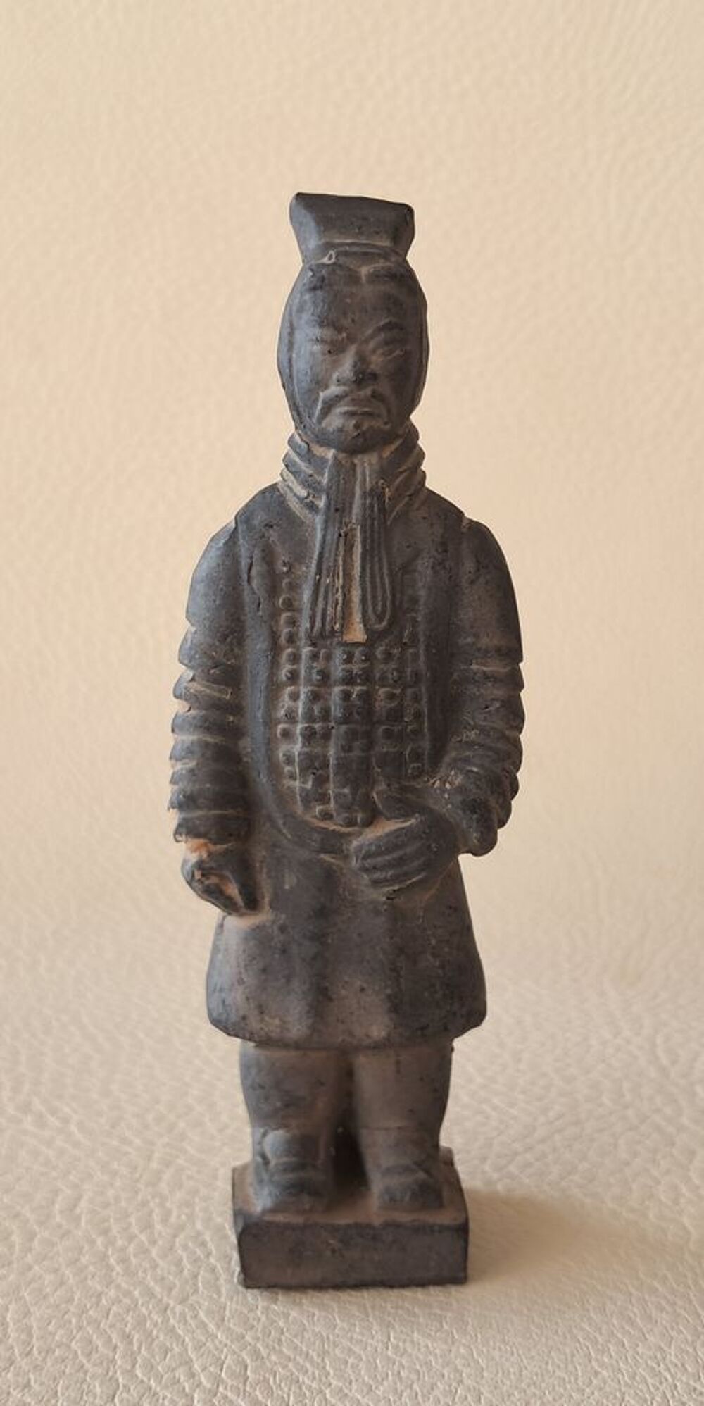 lot de 4 figurines en terre cuite guerriers chinois Décoration