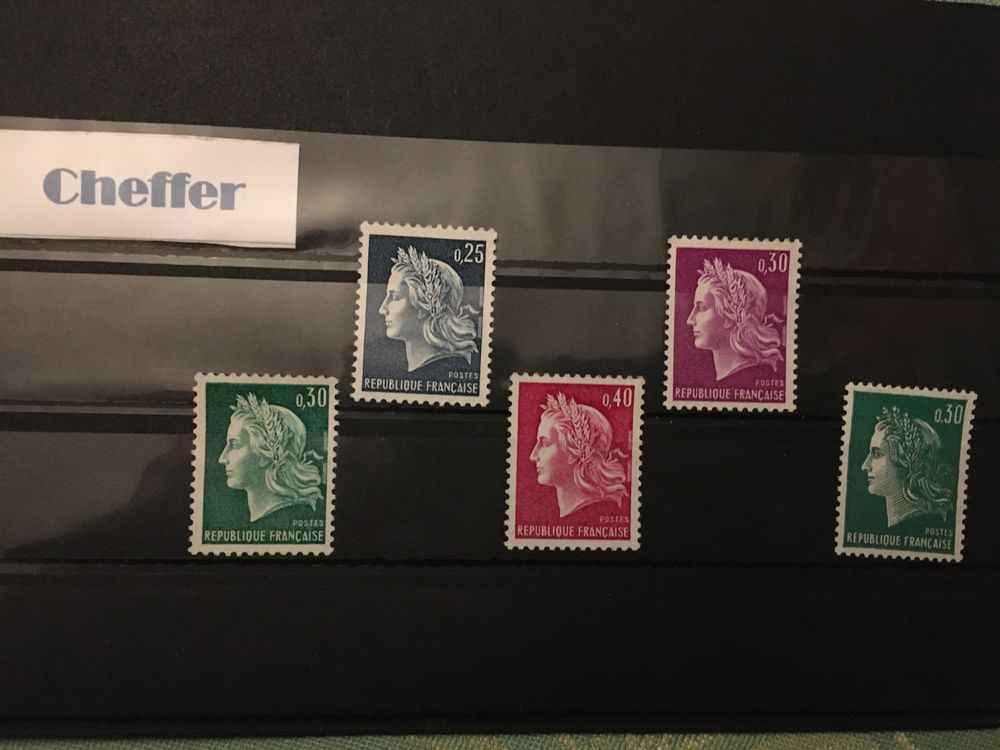 Timbres de collection de France Neufs ** 1967 &agrave; 1969 