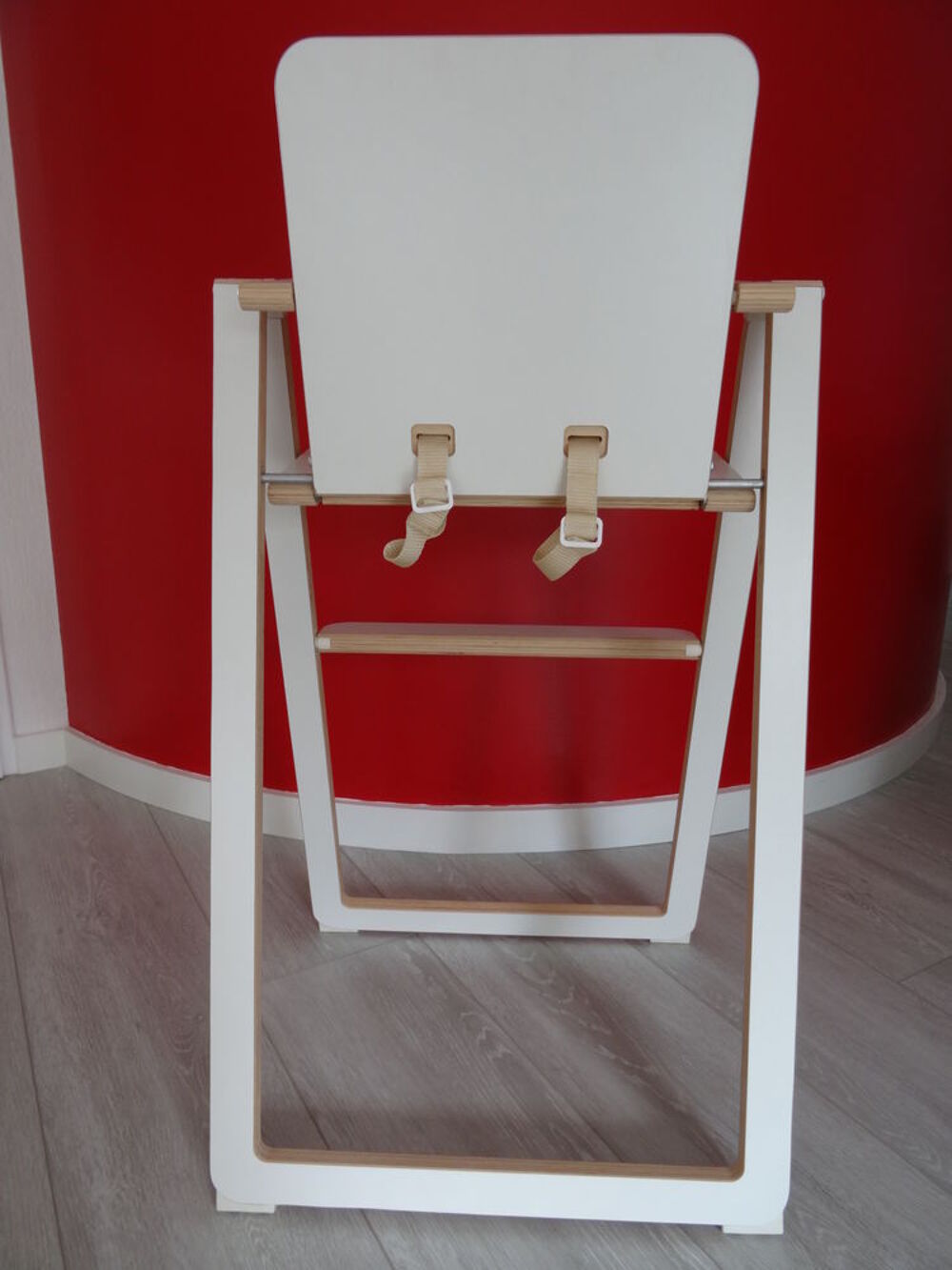 Chaise haute SUPAflat blanche Puriculture