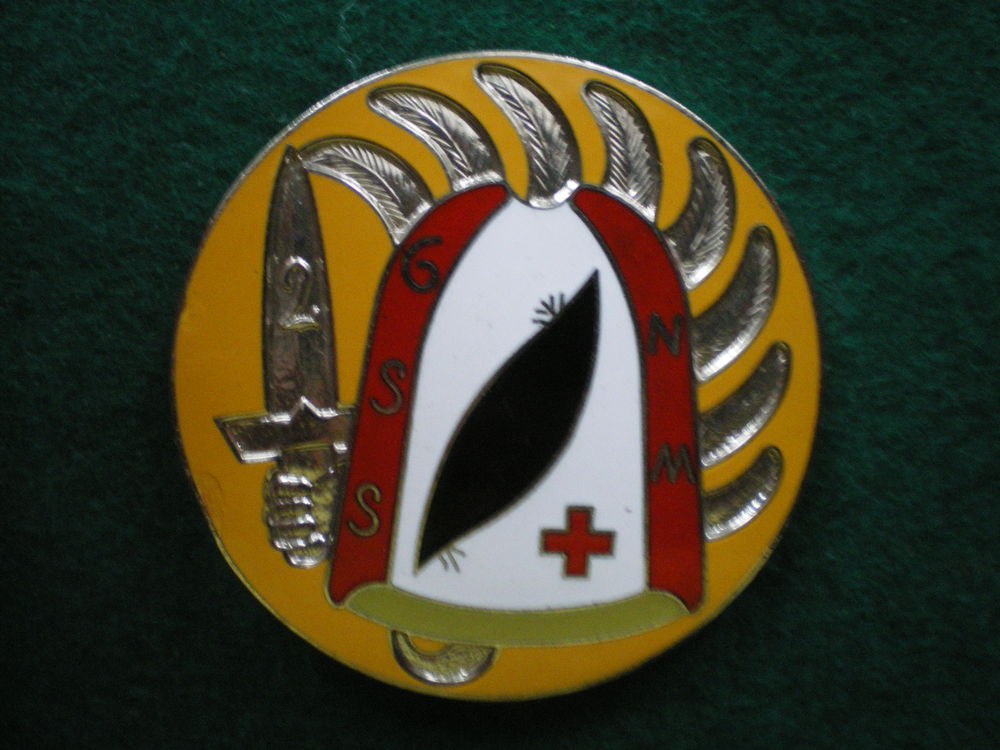 Insigne de Sant&eacute; - 2&deg; G.S.S.N.M Parachutiste. 