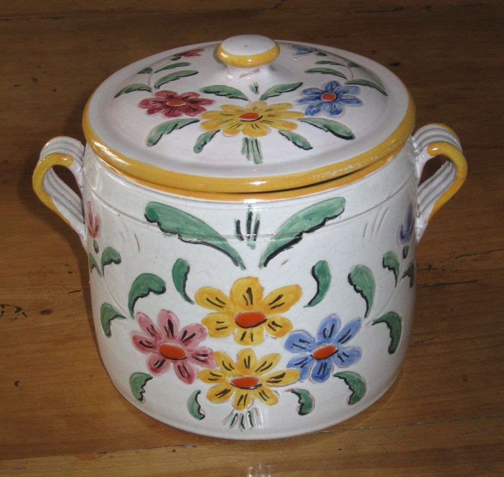 Grand Pot en C&eacute;ramique de Vallauris vintage Décoration