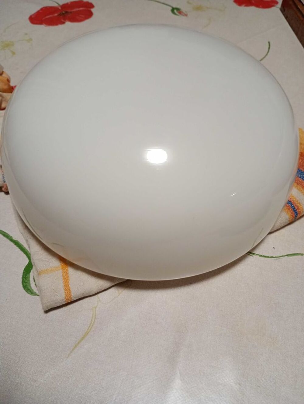 3 Plafonniers en opaline Décoration