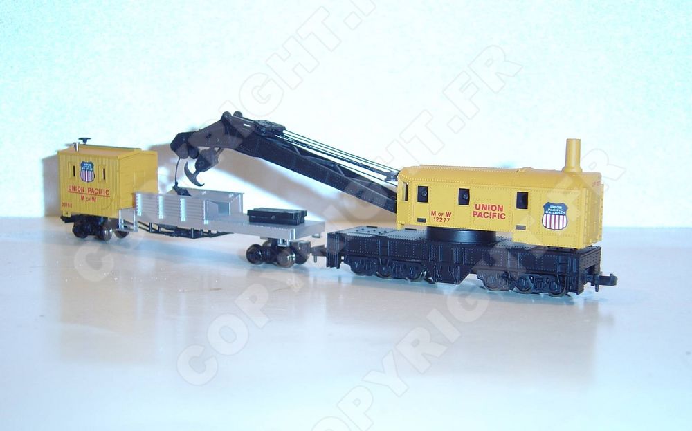 BACHMANN N 46611 GRUE &amp; WAGON MAINTENANCE DES VOIES U P Jeux / jouets