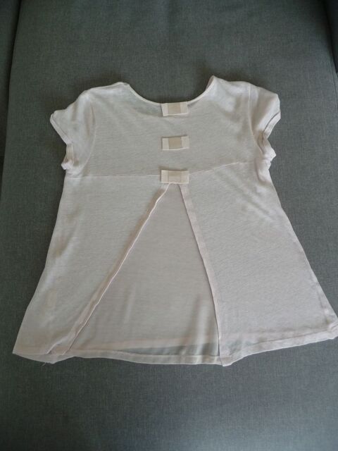 Tee-shirt rose clair avec n?uds au dos 34-36 marque ETAM 15 Celles-sur-Belle (79)