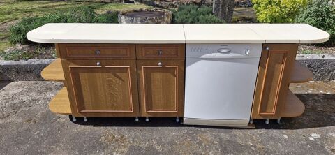 5 meubles bas de cuisine en bois avec lave vaisselle
215 Saint-Pierre-les-�tieux (18)