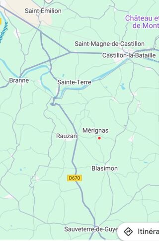  Terrain � vendre 1383 m� M�rignas