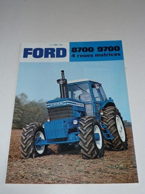 Prospectus d�pliant FORD 8700 - 9700  4 roues motrices 1 Marcilly-le-Hayer (10)