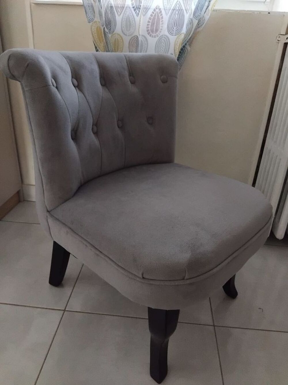 FAUTEUIL CRAPAUD GRIS Meubles