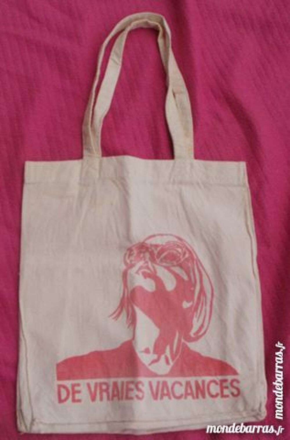 SAC en TOILE publicitaire FRAM Bijoux et montres