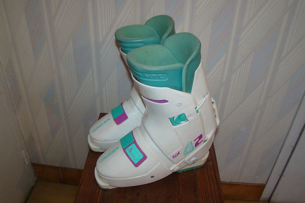 Chaussures ski Salomon T. 38 MP 24.5 vintage ann&eacute;es 1980 Sports