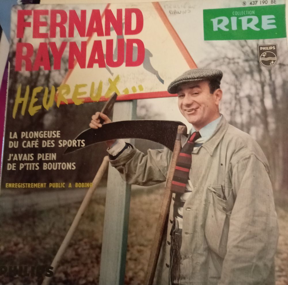  DISQUE VYNIL 33 TOURS DE FERNAND RAYNAUD /DE 1954 A 1965/11 CD et vinyles