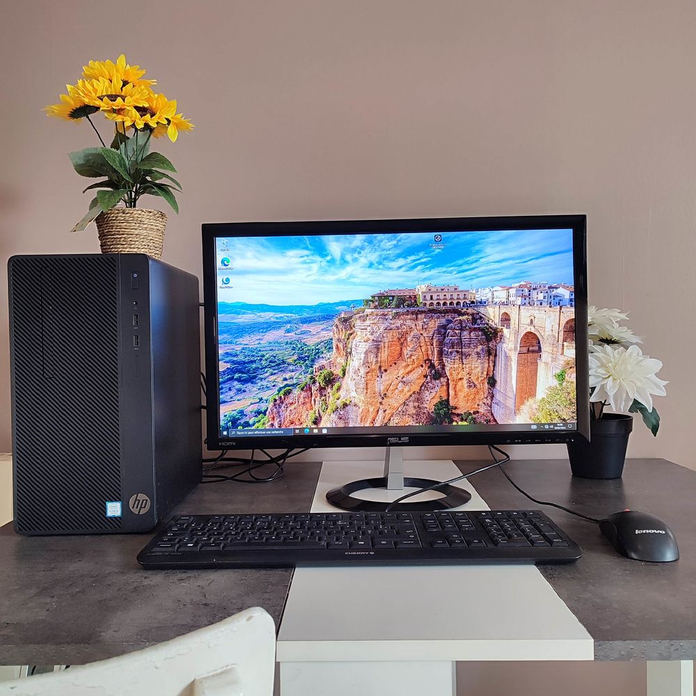 Pc Intel core i3 Hp complet Windows 10 Ordinateur Matériel informatique