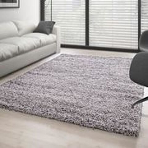 Tapis gris polyester coton  40 Persan (95)