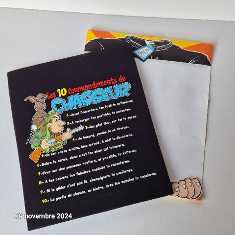 T-shirt   Les 10 commandements du chasseur   13 Saumur (49)