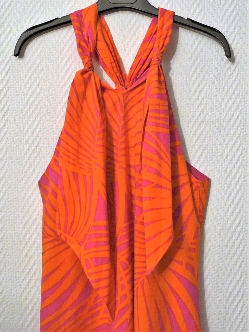 Tunique R&eacute;versible Rose Fuschia et Orange- Camaieu Vêtements