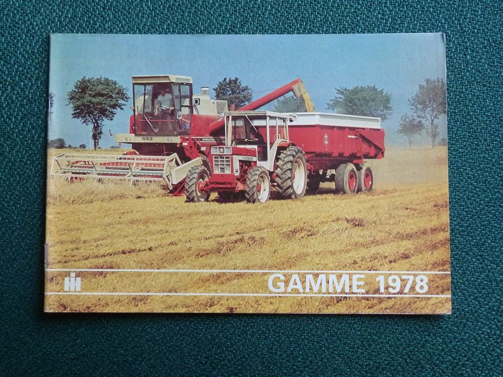 Brochure documentation catalogue Gamme Mc CORMICK INTERNATIO 