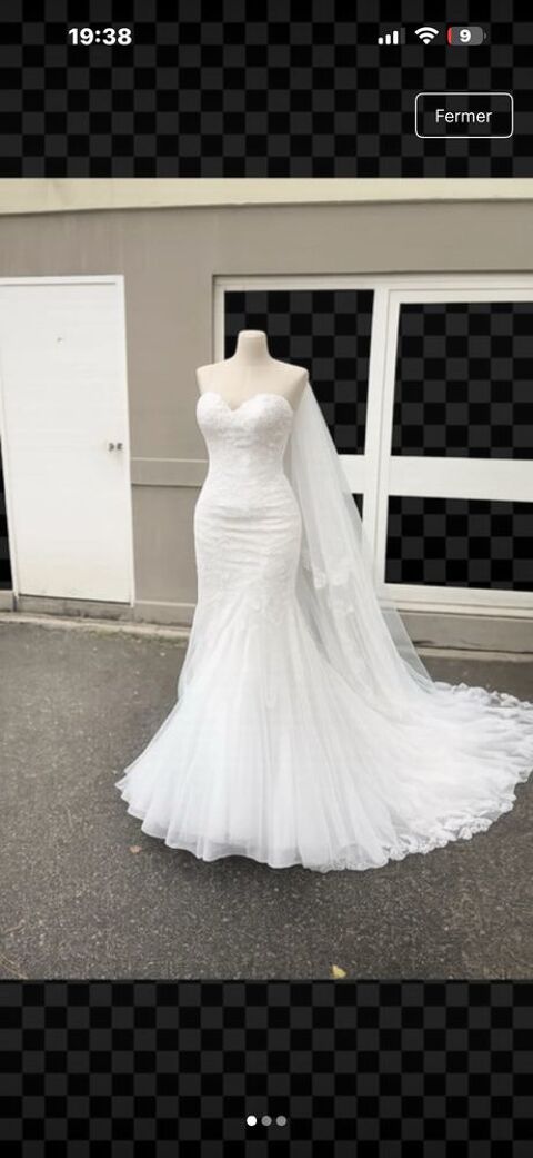 robe de mariée avec accessoires 200 Marseille 15 (13)