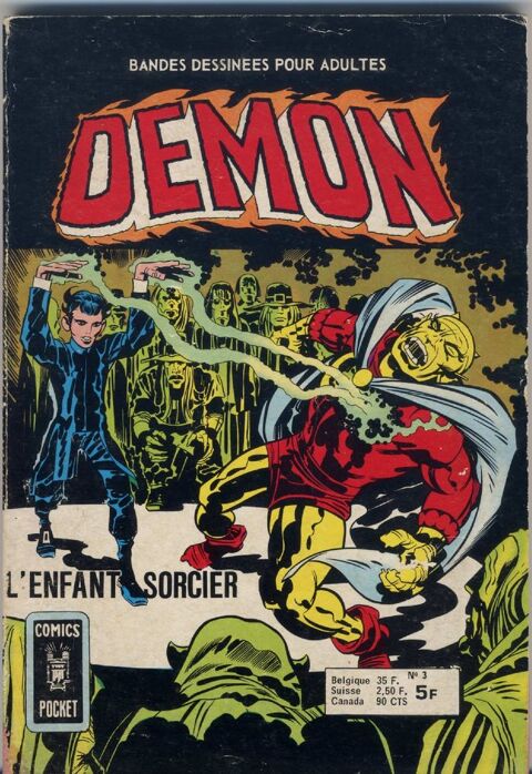 Démon n° 3 : L'enfant sorcier - Comics Pocket - ARTIMA - 76 5 Argenteuil (95)