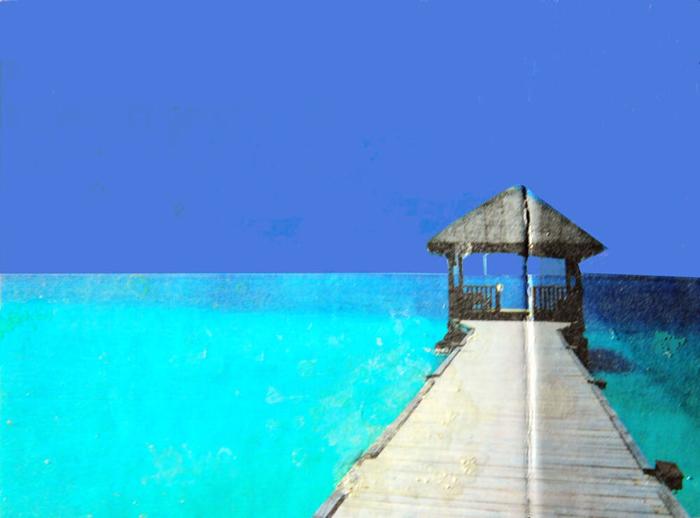 (205) D&eacute;coration couleur fond affiches sur les Maldives. Décoration