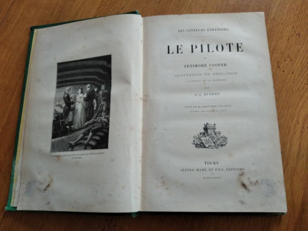 Livre ancien de James Fenimore Cooper de 1885 Livres et BD