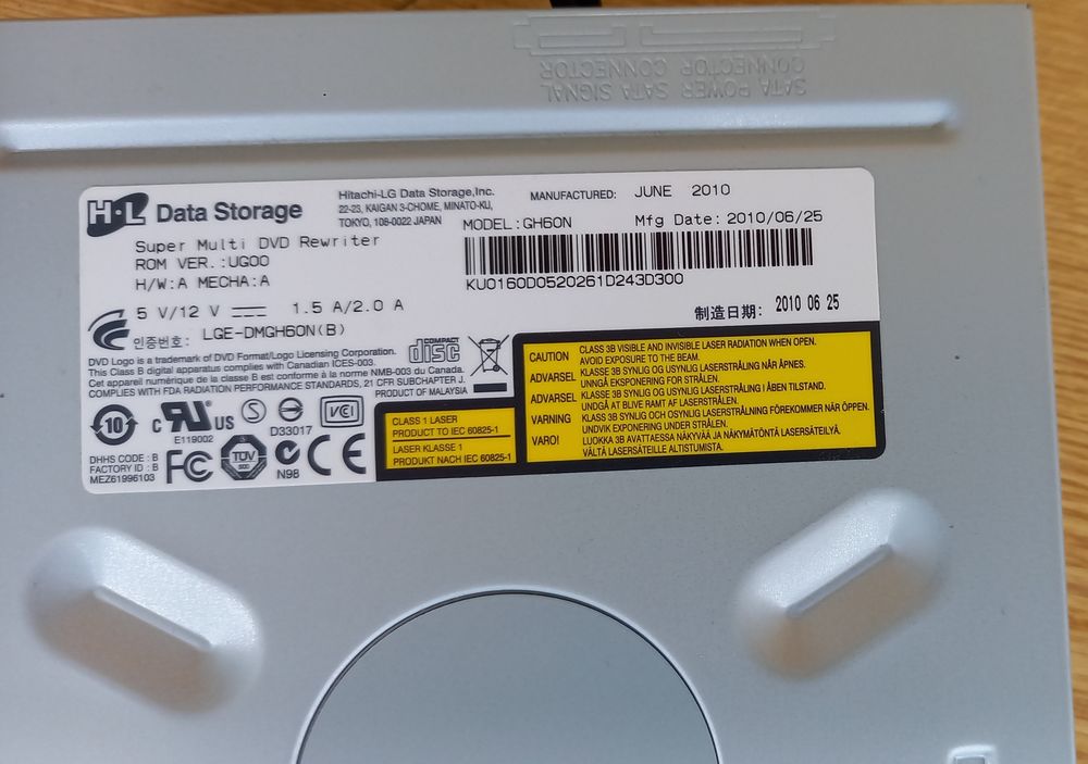 Lecteur Graveur CD/DVD pour assemblage de PC Matériel informatique