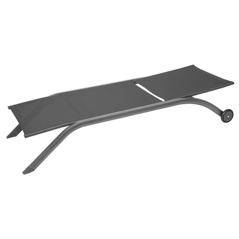 Transat MILENIO Anthracite &amp; Graphite - 2 roues - Aluminium Jardin