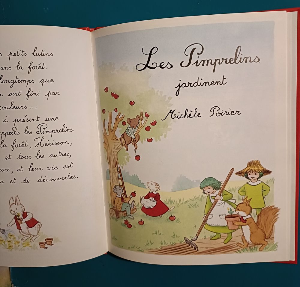 Mich&egrave;le POIRIER Les Pimprelins jardinent - MFG cr&eacute;ations - 1 Livres et BD