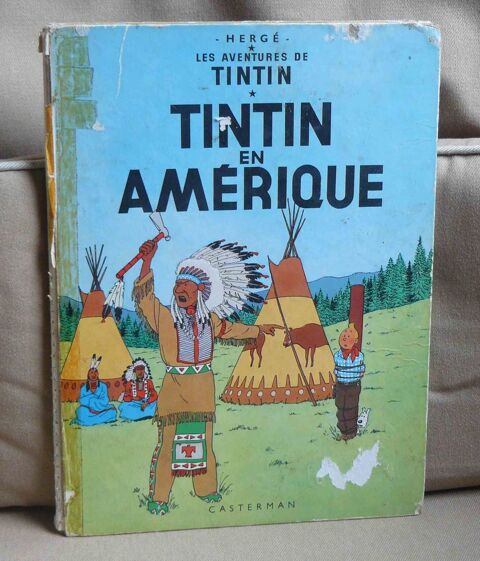 Tintin en Amérique - B35 - 1964 - pour récupération 6 Argenteuil (95)