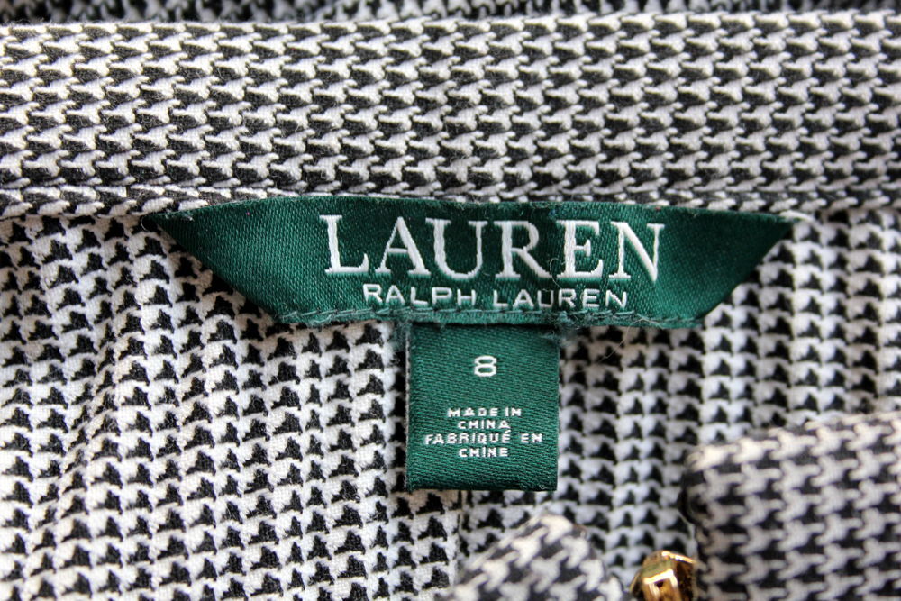 Jupe pied de poule pliss&eacute;e RALPH LAUREN T.8
Vêtements