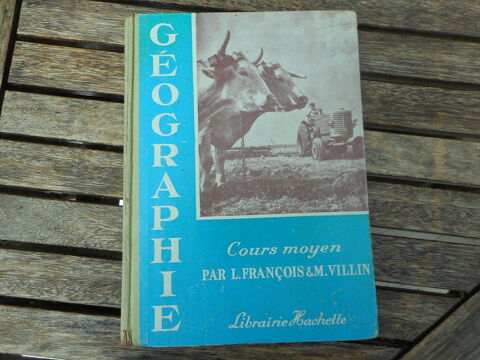 livre de géographie du cours moyen 1956 10 Nieuil-l'Espoir (86)