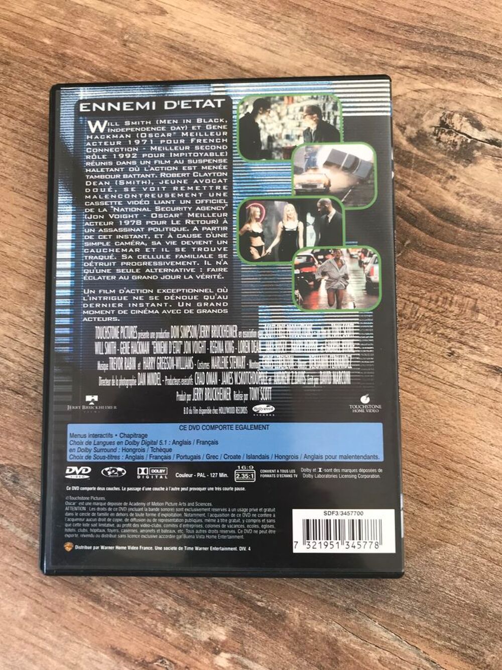 DVD " Ennemi d' &eacute;tat " DVD et blu-ray