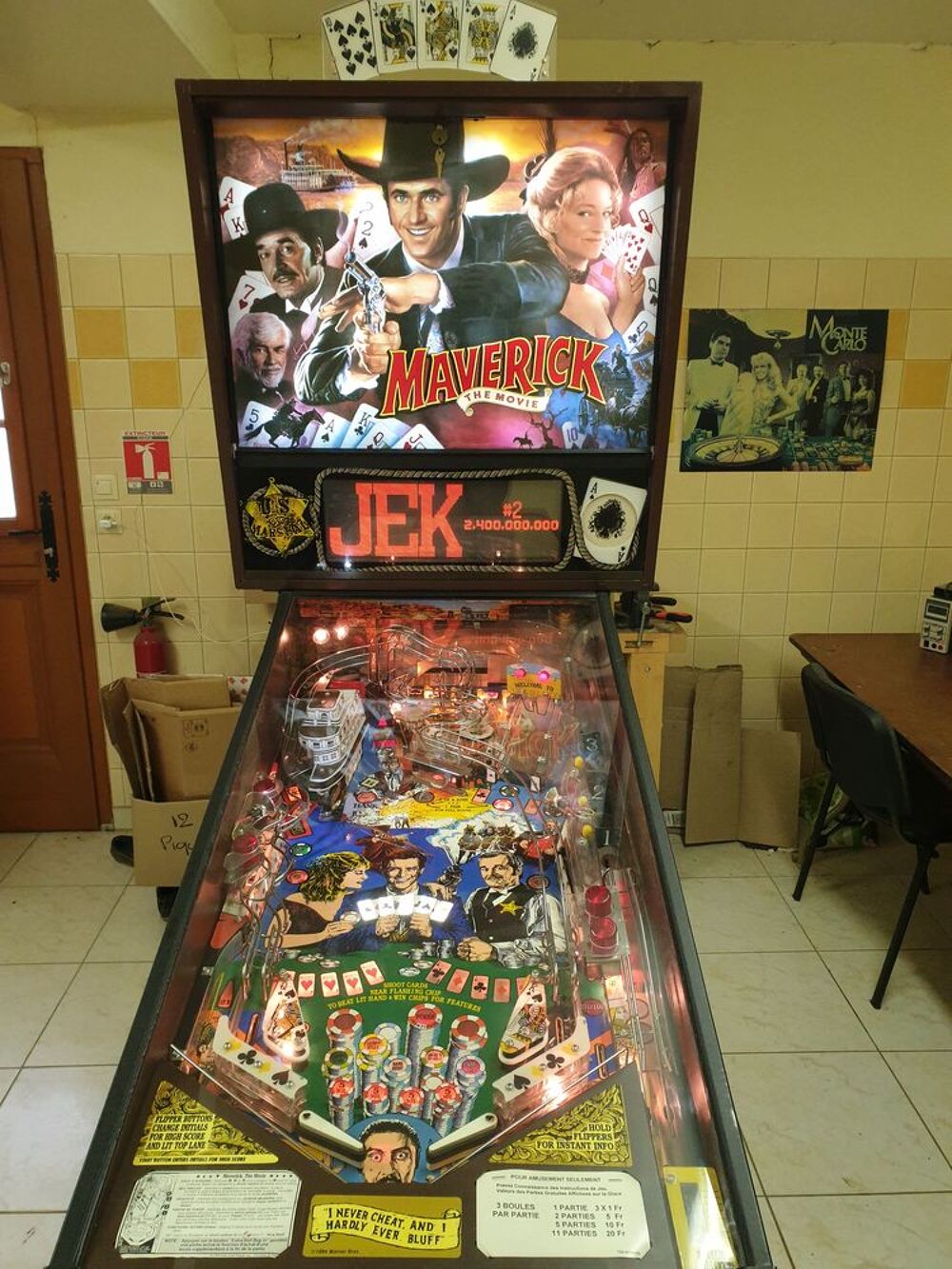 Recherche flipper &eacute;lectronique en panne Jeux / jouets