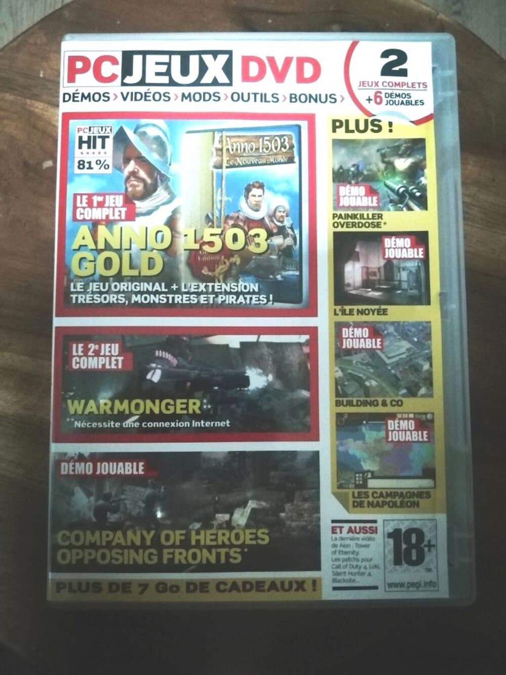 Pc Jeux Dvd 2 Jeux Complets (Anno 1503 GOLD et Warmonger) 6 D&eacute;mos Jouables Consoles et jeux vidos