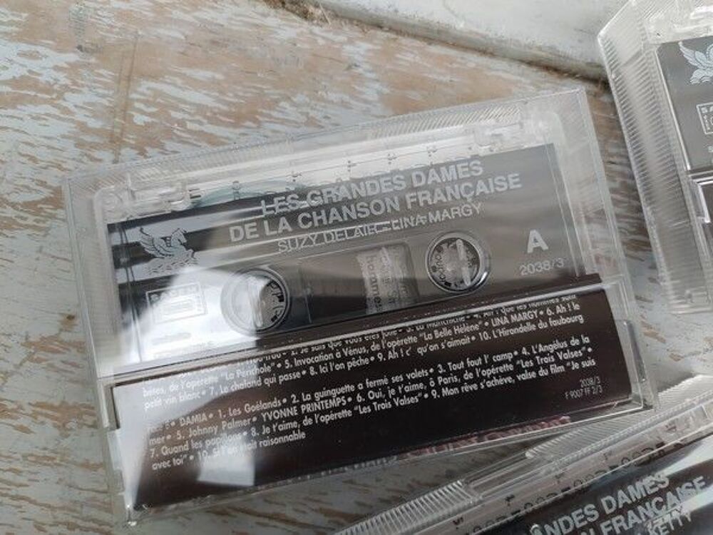 5 Cassettes Audio Les Grandes Dames de la Chanson Fran&ccedil;aise CD et vinyles