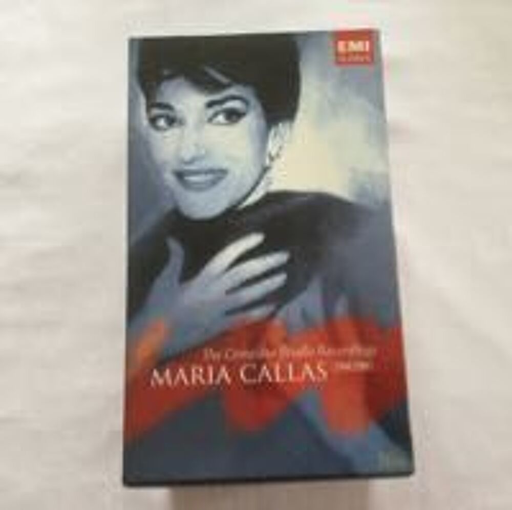 Coffret complet de 70 CD de Maria Callas. The Compl&egrave;te Studio Recordings - 1949-1969. EMI Classics DVD et blu-ray