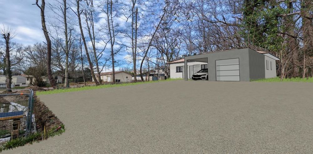 Vente Terrain TERRAIN D'EXCEPTION 2 272 m² ? PERMIS DE CONSTRUIRE ACCORDÉ Camblanes-et-meynac