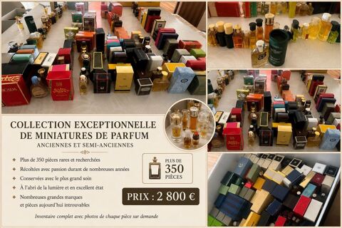 ? Exceptionnelle collection de miniatures de parfum 2800 Colmar (68)