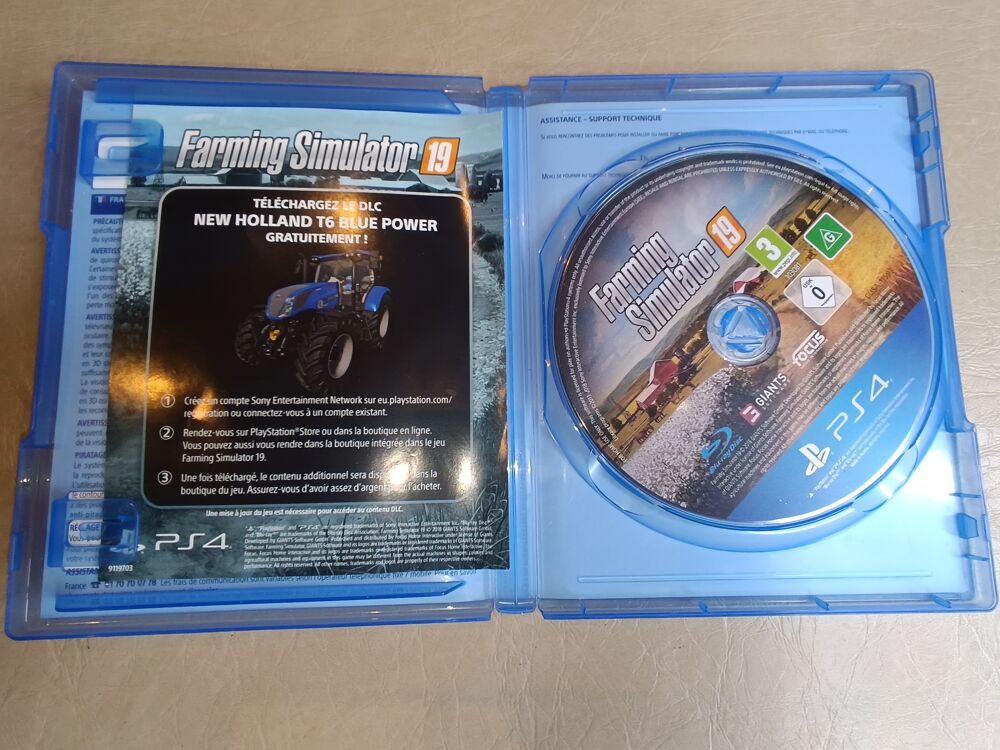Jeux PS4 Farming Simulator 19 +3 Playstation 4 FR Consoles et jeux vidos