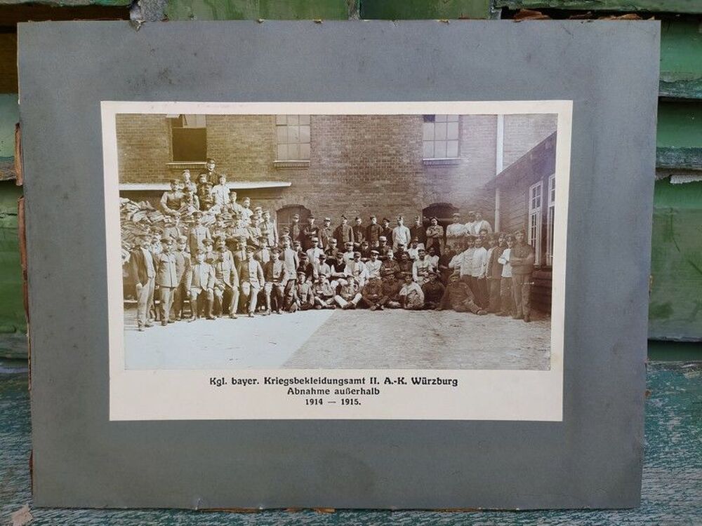 Photographie Militaire Allemagne KGL. BAYER 1914-1915
