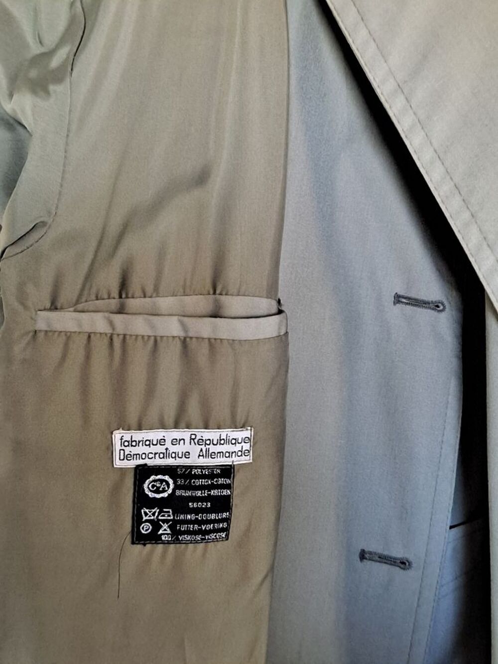 IMPERMEABLE MILITAIRE 