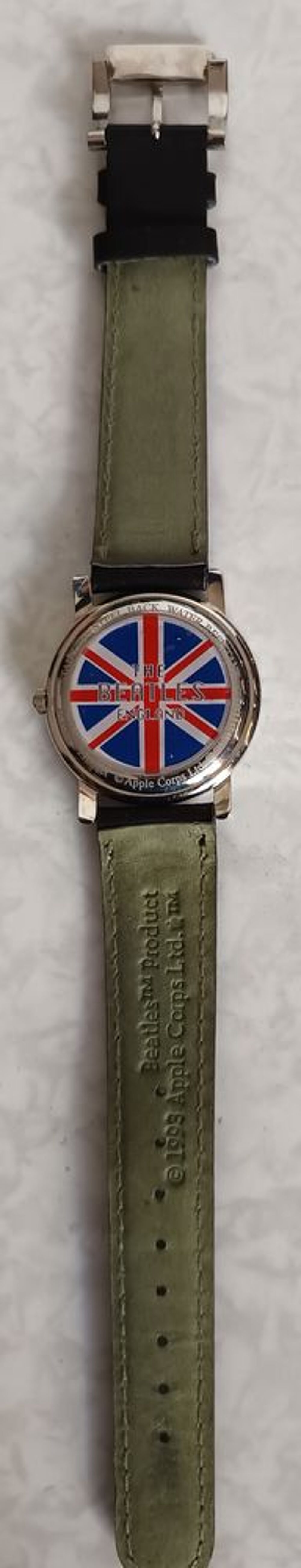 Montre Noir collector Original Copyright 1993 Beatles TM Bijoux et montres