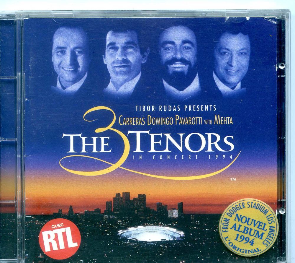 THE 3 TENORS in concert 1994 CD et vinyles