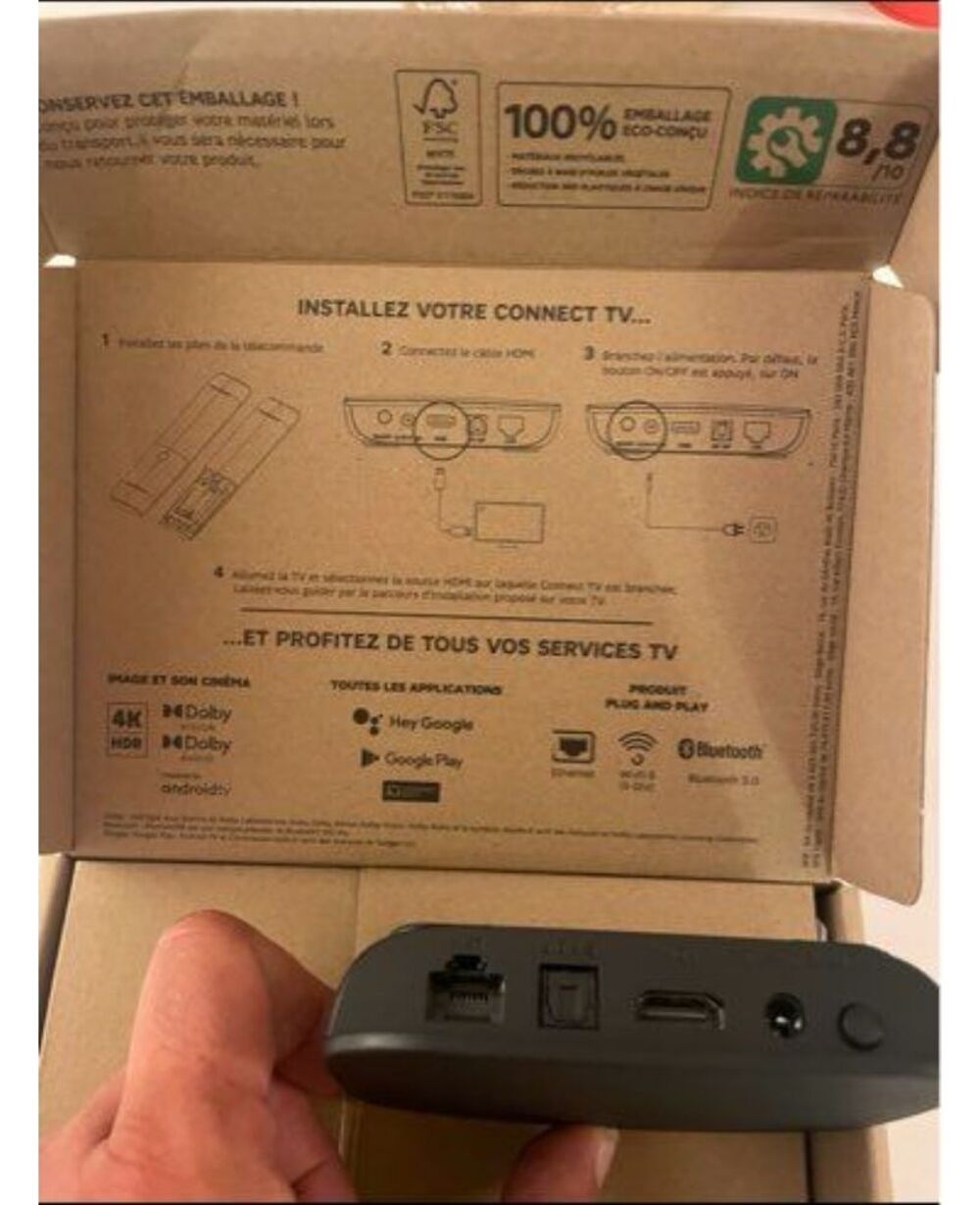 D&eacute;codeur TV SFR Connect V3 Neuf Photos/Video/TV
