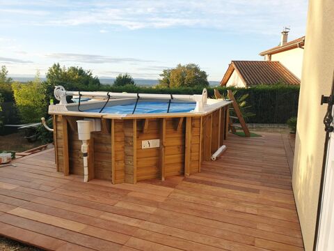piscine  bois  1700 Bellegarde-Poussieu (38)