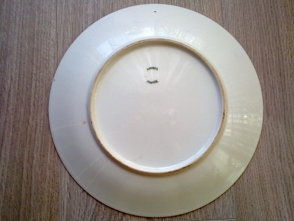 Assiettes porcelaine limoges vintage Décoration
